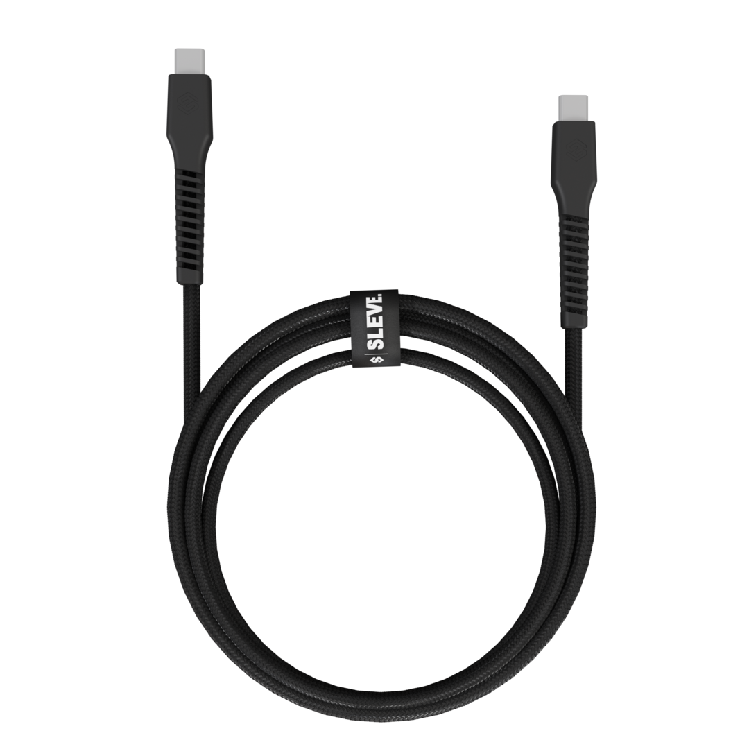Line X USB Tipo C a Tipo C Black