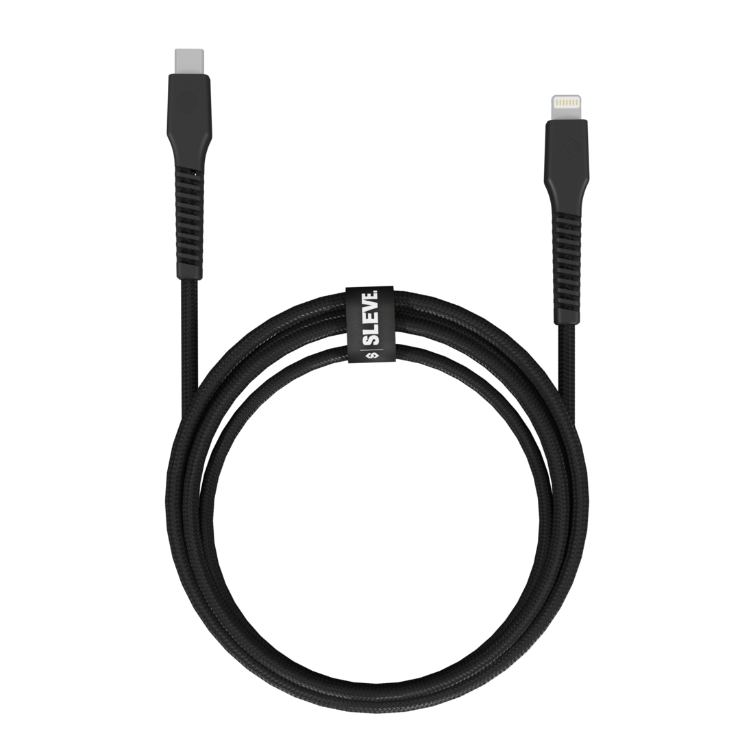 Line X USB tipo C a Lightning Black