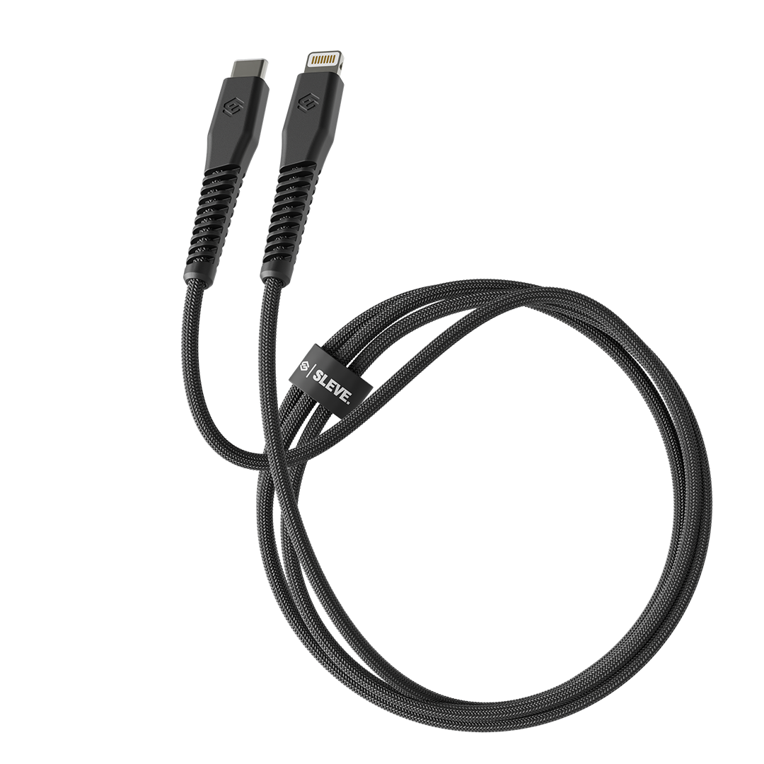 Line X USB tipo C a Lightning Black