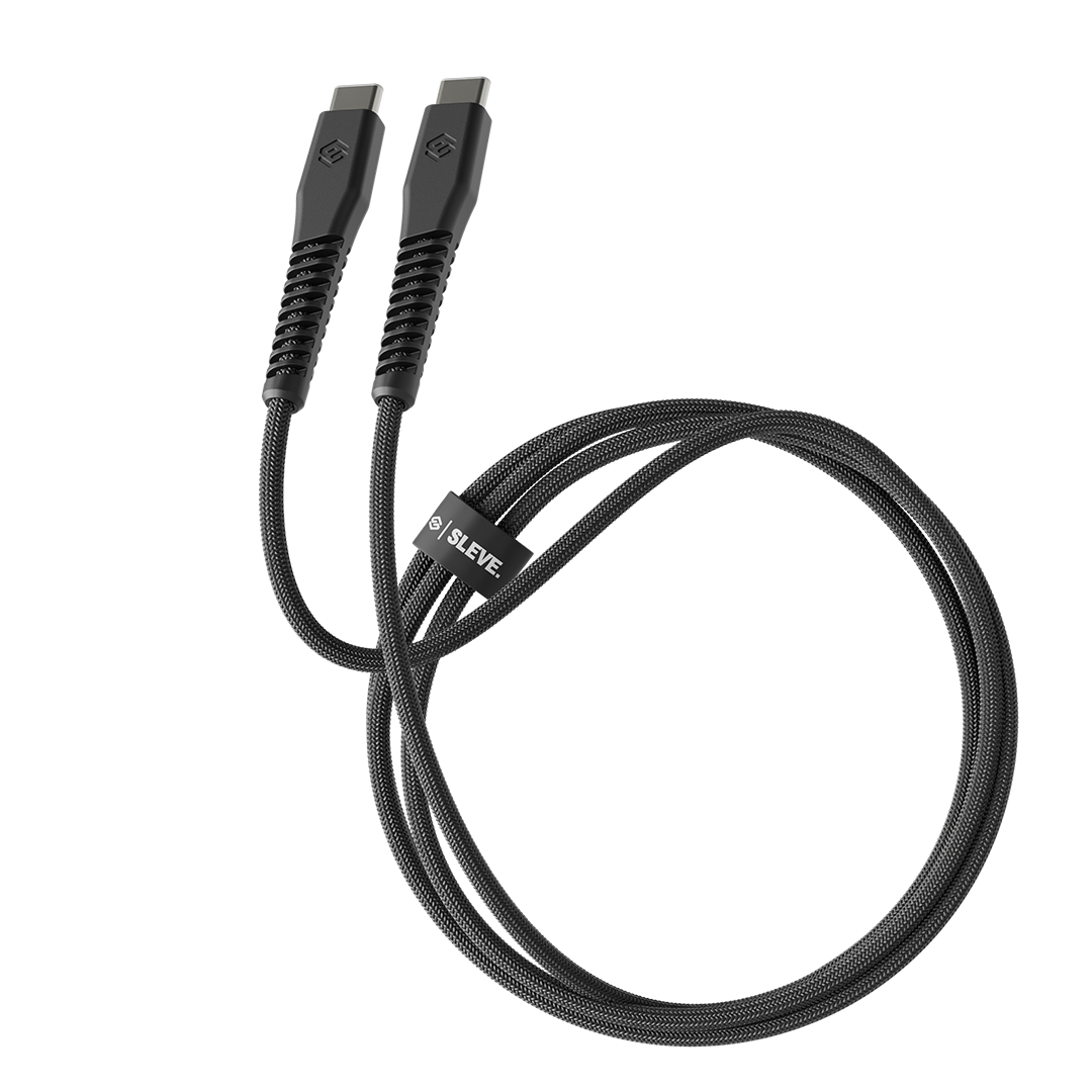Line X USB Tipo C a Tipo C Black