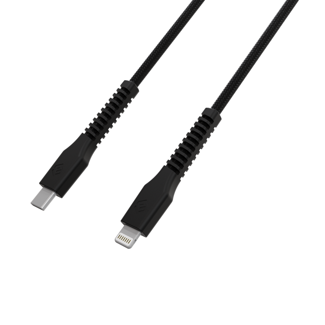 Line X USB tipo C a Lightning Black